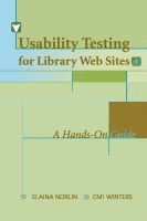 bokomslag Usability Testing for Library Websites