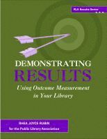 Demonstrating Results 1