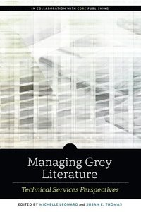 bokomslag Managing Grey Literature