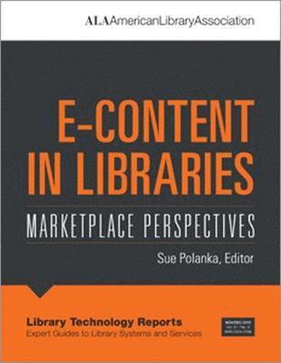 bokomslag E-content in Libraries