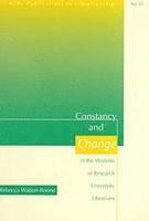 bokomslag Constancy and Change in the Worklife of Research University Librarians