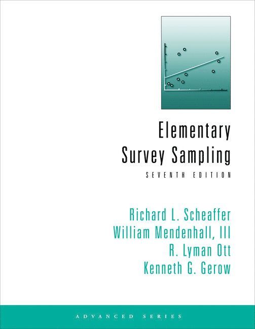 Richard Scheaffer, William Mendenhall, III, R. Ott, Kenneth Gerow, Emeritus) Scheaffer, Richard (University of Florida, Emeritus) Mendenhall, III, William (University of Florida, Kenneth (University of Wyoming) Gerow, William Mendenhall III - Elementary Survey Sampling, Inbunden