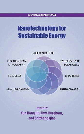 HU, Yun Hang Hu, Uwe Burghaus, Shizhang Qiao - Nanotechnology for Sustainable Energy, Inbunden