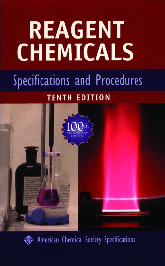 ACS Committee on Analytical Reagents - Reagent Chemicals, Inbunden