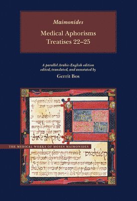 Moses Maimonides - Medical Aphorisms, Inbunden