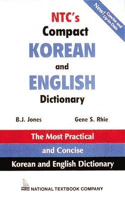B.J. Jones, Gene Rhie - NTC's Compact Korean and English Dictionary, Häftad