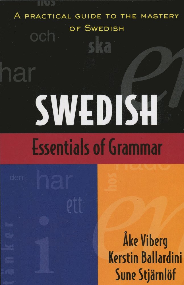 Essentials of Swedish Grammar 1