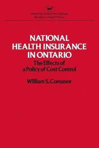 bokomslag National Health Insurance in Ontario