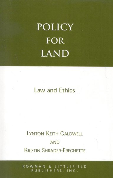 bokomslag Policy for Land