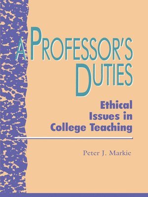 A Professor's Duties 1