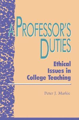 A Professor's Duties 1