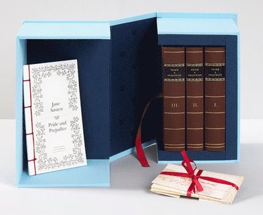 Jane Austen - Pride and Prejudice (British Library Deluxe Facsimile Edition): A Novel. in Three Volumes., Inbunden