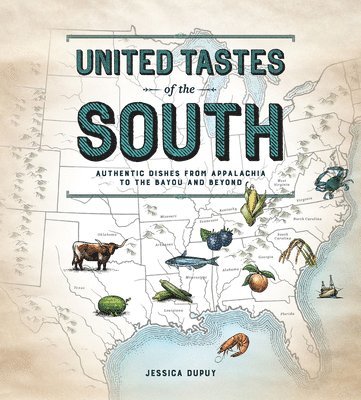 bokomslag United Tastes of the South (Southern Living)