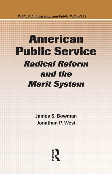 bokomslag American Public Service