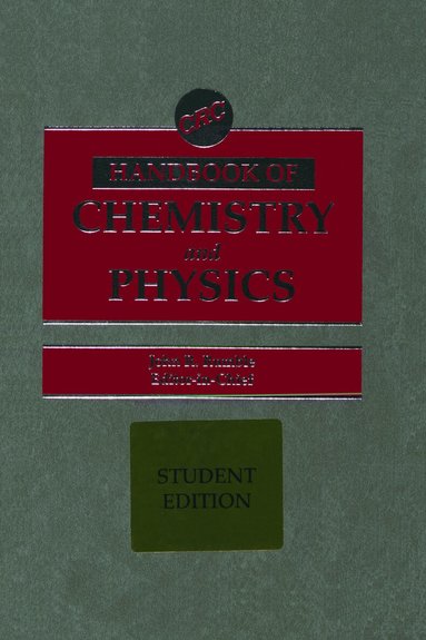 John Rumble - CRC Handbook of Chemistry and Physics, Student Edition, Inbunden