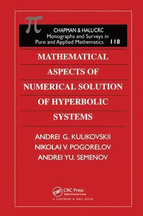 bokomslag Mathematical Aspects of Numerical Solution of Hyperbolic Systems