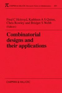 bokomslag Combinatorial Designs and their Applications