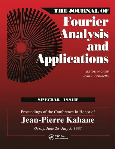John J. Benedetto - Journal of Fourier Analysis and Applications Special Issue, Häftad