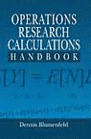 bokomslag Operations Research Calculations Handbook