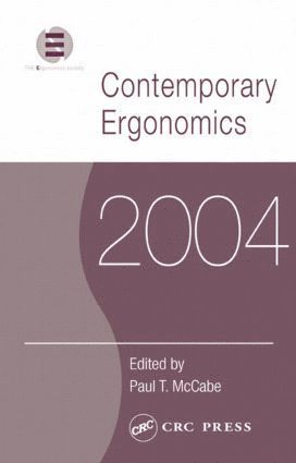 Paul T. McCabe - Contemporary Ergonomics 2004, Häftad
