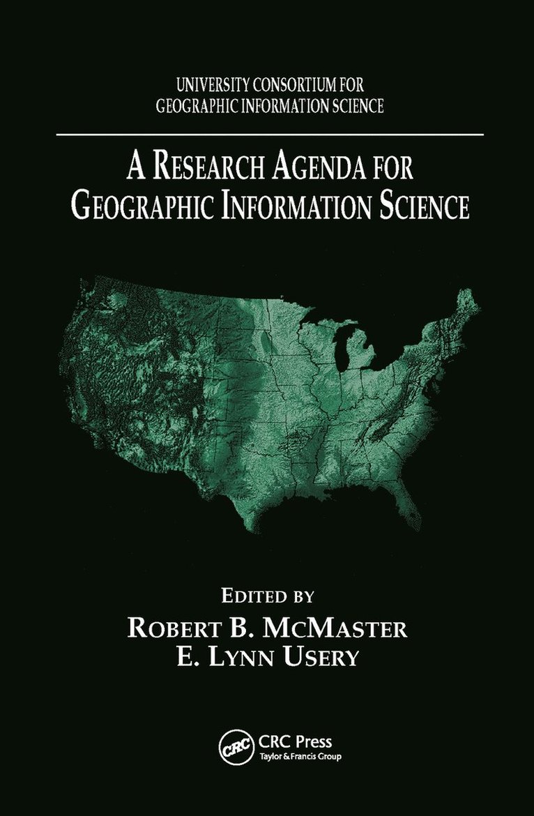 Research Agenda for Geographic Information Science