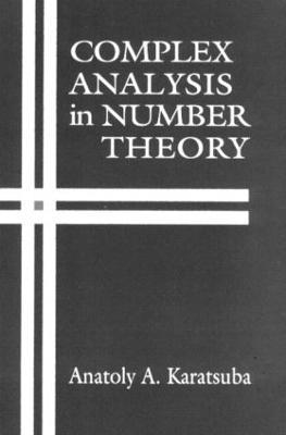 Complex Analysis in Number Theory 1
