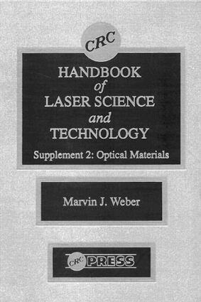 Marvin J. Weber - CRC Handbook of Laser Science and Technology Supplement 2, Inbunden