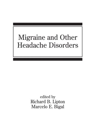 bokomslag Migraine and Other Headache Disorders