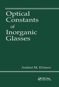 bokomslag Optical Constants of Inorganic Glasses