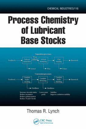 Thomas R. Lynch - Process Chemistry of Lubricant Base Stocks, Inbunden