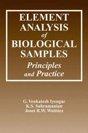 bokomslag Element Analysis of Biological Samples