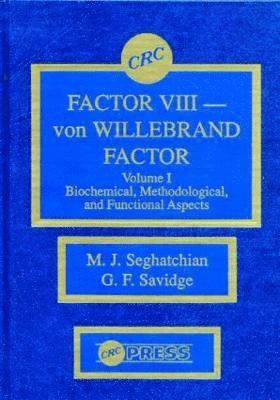 bokomslag Factor VIII - von WIllebrand Factor, Volume I