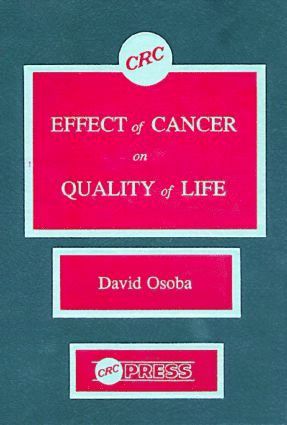 bokomslag Effect of Cancer On Quality of Life