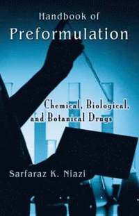 bokomslag Handbook of Preformulation