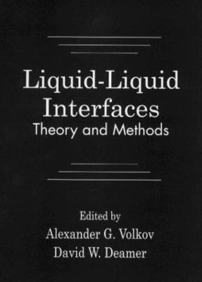 bokomslag Liquid-Liquid InterfacesTheory and Methods