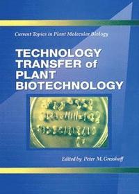 bokomslag Technology Transfer of Plant Biotechnology