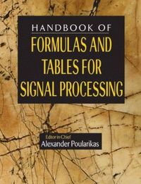 bokomslag Handbook of Formulas and Tables for Signal Processing