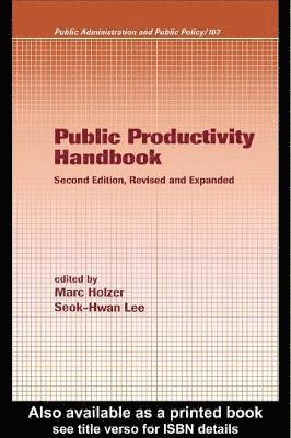 Public Productivity Handbook,