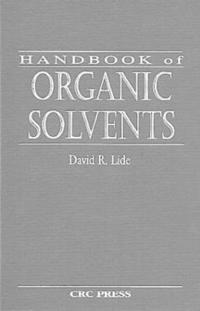 bokomslag Handbook of Organic Solvents