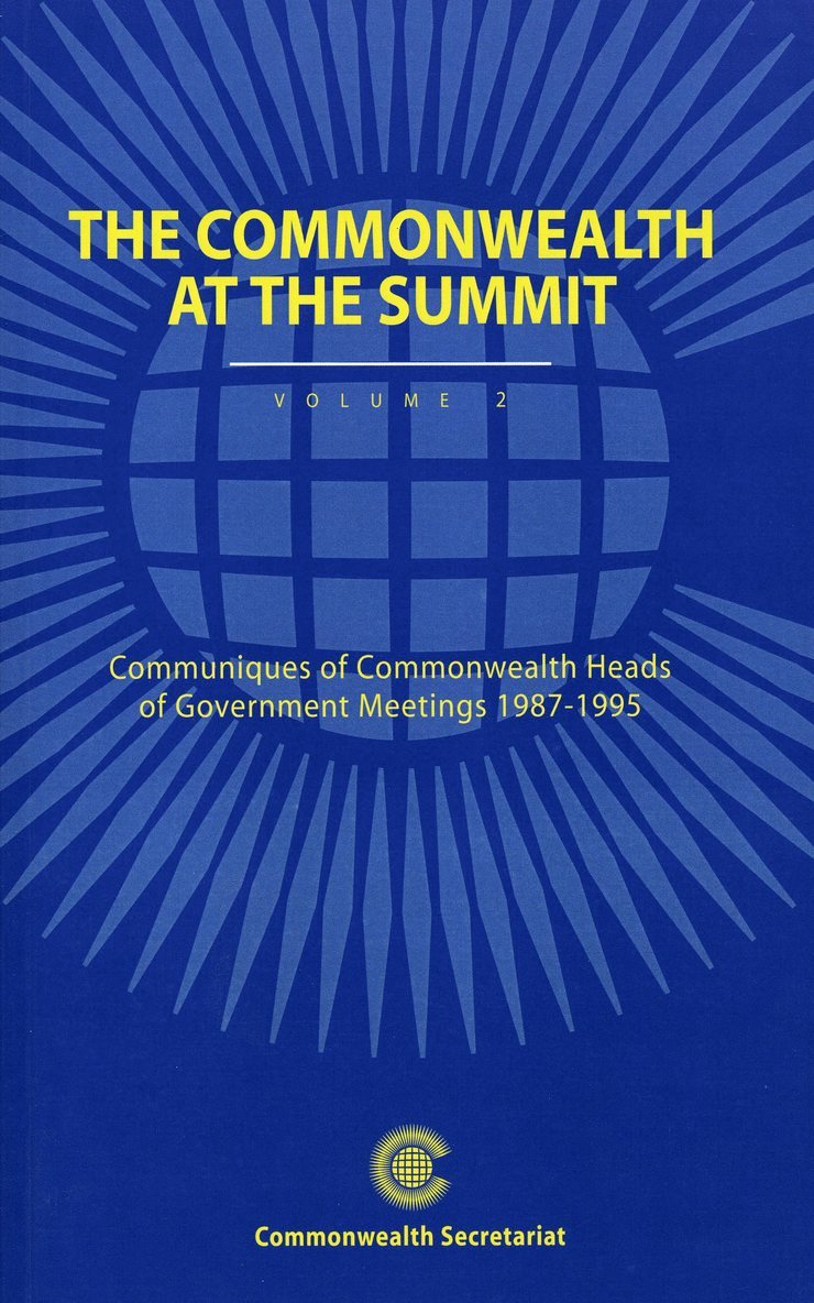 Commonwealth Secretariat - Commonwealth at the Summit, Volume 2, Häftad