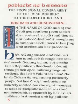 bokomslag Easter Proclamation of the Irish Republic, 1916