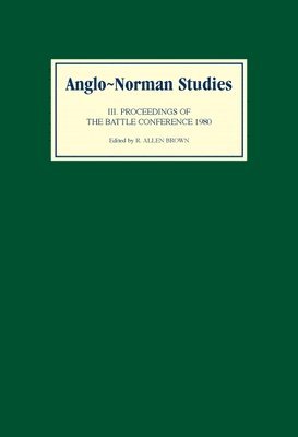 Anglo-Norman Studies III 1