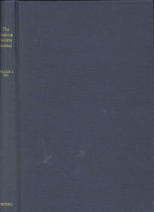 Robert B Patterson, Robert B (Author) Patterson, Robert B. Patterson - Haskins Society Journal 4, Inbunden