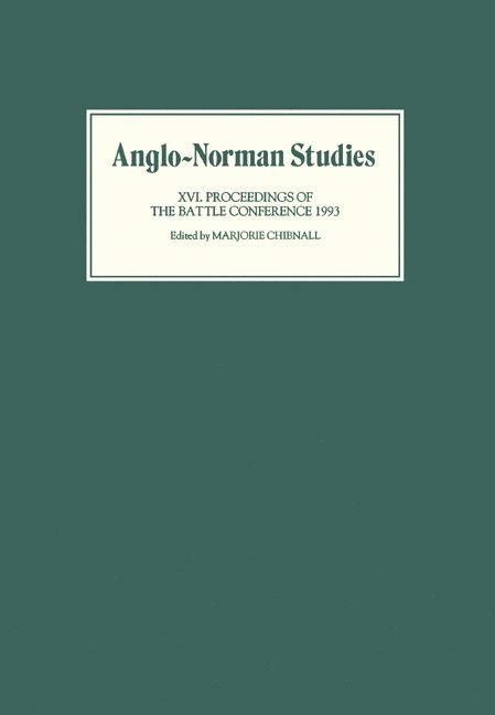 Anglo-Norman Studies XVI 1