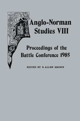 Anglo-Norman Studies VIII 1