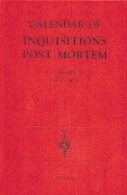 Great Britain, Kate Parkin - Calendar of Inquisitions Post-Mortem and other Analogous Documents preserved in the Public Record Office XXII: 1-5 Henry VI (1422-27), Inbunden