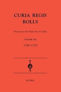 bokomslag Curia Regis Rolls preserved in the Public Record Office XIX  [33-34 Henry III] (1249-1250)