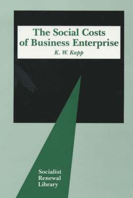 The Social Costs of Business Enterprise 1