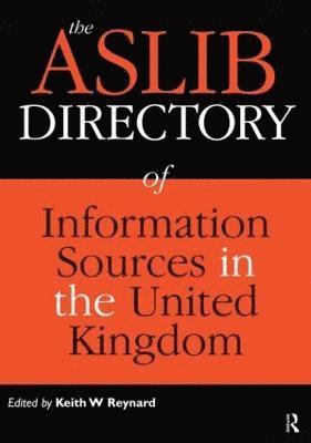 Aslib Directory of Information Sources in the UK