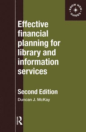 bokomslag Effective Financial Planning for Library and Information Services